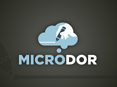 Microdor, Ltd. cloud flat logo software