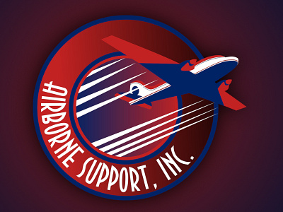 ASI airborne art aviation deco logo