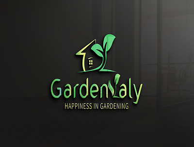GardenValy (Nursery Shop) 3d branding companylogo design graphic design illustration logo logo design logodesign logodesigncontest mockup vector