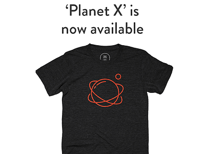 Planet X T-Shirt is now Available bureau cotton planet sale sell shirt space tee x