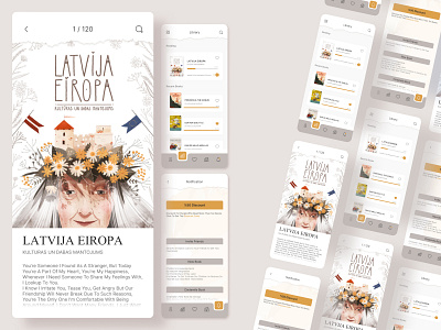 library app app designs book app book designi book ui branding mobaile u ui ui designer ui mobaile ui ux uix ux web design