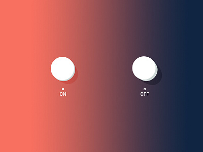 Switch On/Off 015 button challenge daily minimalistic off on simple switch turn off turn on ui