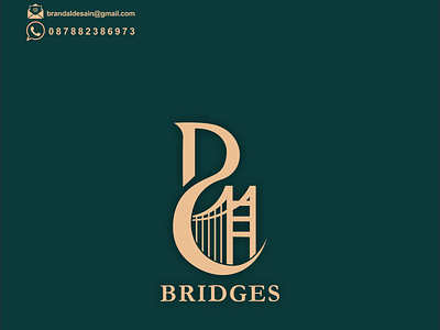 BRIDGES LOGO b branding bridges graphic design illustration logo