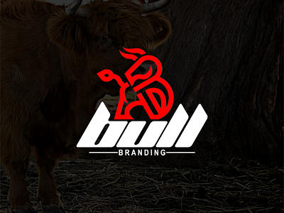 bull logo 3d animation branding design graphic design illustration logo motion graphics typography ui ux vector