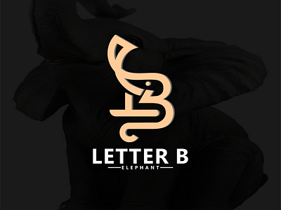 letter b and elephant