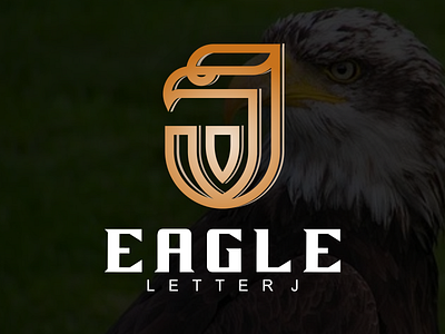 eagle letter j logo 3d animation branding design graphic design illustration logo motion graphics typography ui ux vector
