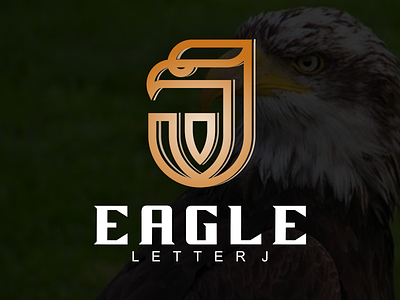 eagle letter j logo