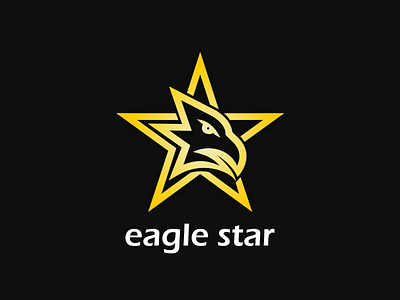 eagle star logo branding design graphic design illustration logo motion graphics typography ui ux vector