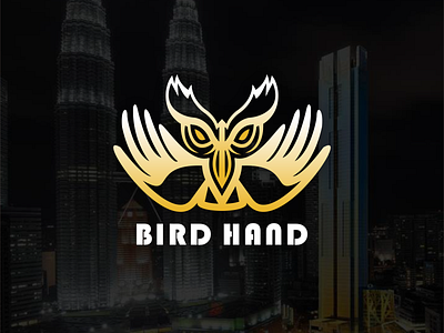 bird hand logo concepts branding design graphic design illustration logo motion graphics typography ui ux vector