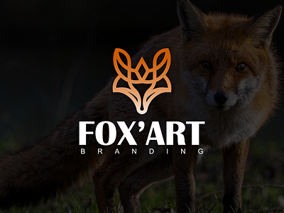 fox'art logo concepts branding design graphic design illustration logo motion graphics typography ui ux vector