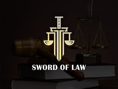sword of law logo concepts branding design graphic design illustration logo motion graphics typography ui ux vector