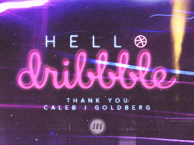 Hello Dribbble debut dribbble first shot hello invite photoshop thanks