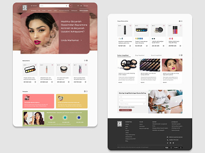 Redesign for Cosmetic site commercy cosmetics design illustration motion graphics redesign ui ux uxui web design