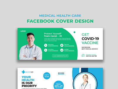 Medical Health Facebook Cover Design facebook cover design flyer hospital instagram post medical social media post
