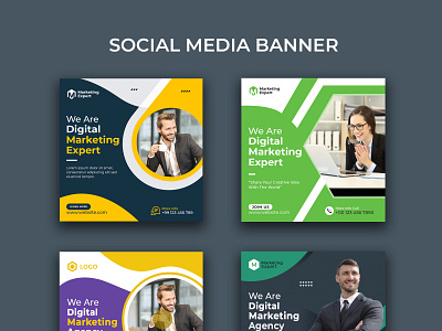 Digital Marketing Social Media Banner Template