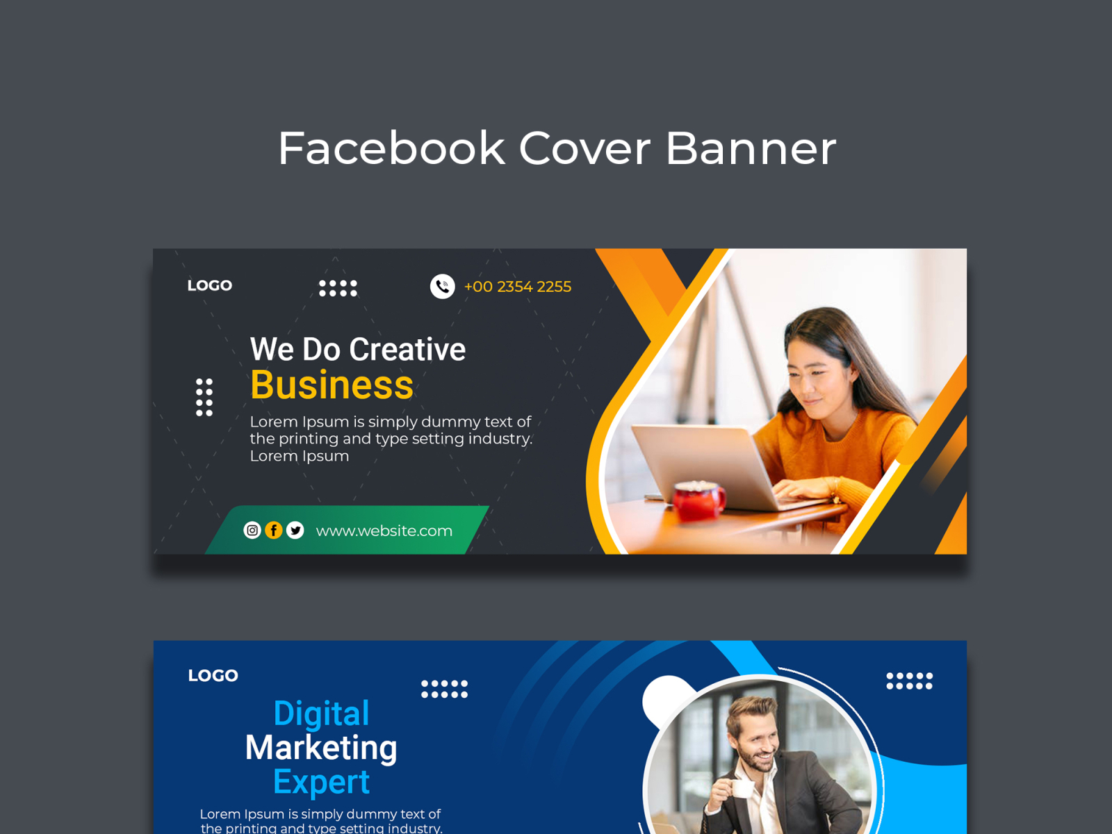 Facebook Cover Banner by Ansarul Hoque on Dribbble