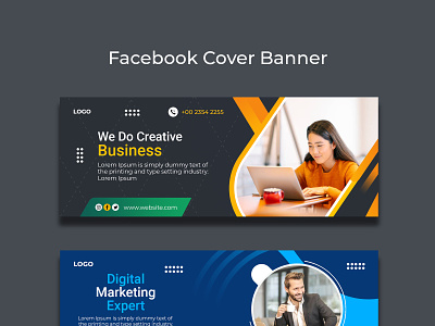 Facebook Cover Banner banner cover creative business facebook cover banner flyer social media banner social media post web banner