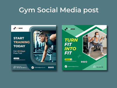 Gym Social Media Post digital marketing fitness social media flyer design food social media gym social media post health social media post