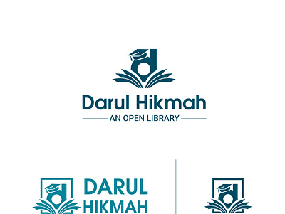 Darul Hikmah app branding design graphic design illustration logo
