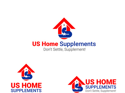 US HOME SUPPLEMENTS adobe illustrator app branding design graphic design illustration logo