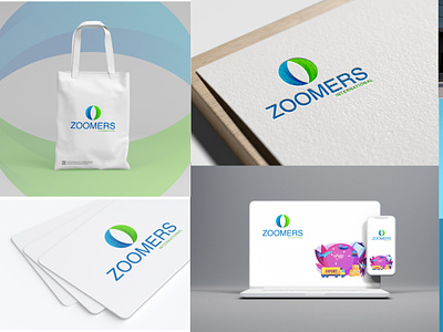 Zoomers International logo branding design graphic design logo