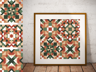 Ethnic Geometric Patterns Set