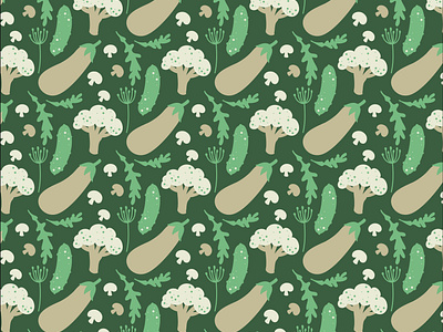 Pattern Design - Kitchen Vegetables