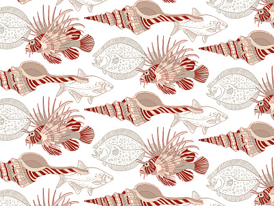 Pattern Design - Sea Creatures