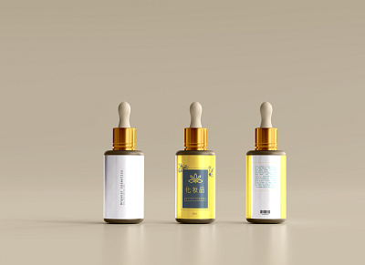 化妆品 Cosmetic Label branding graphic design label