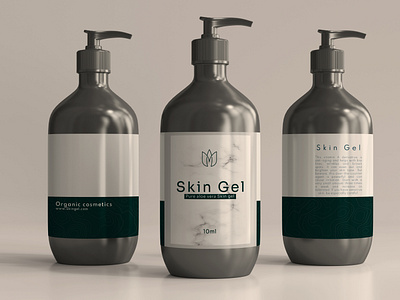 Skin Gel Cosmetic Label