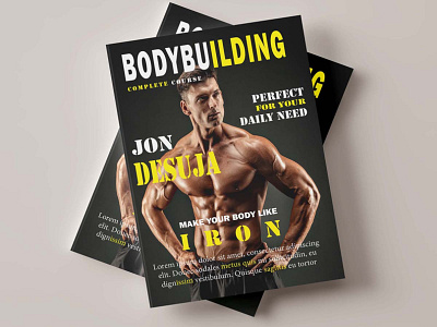 Bodybuilding Magazine Cover