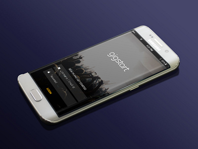 Gigstart Android App concept user experience user interface
