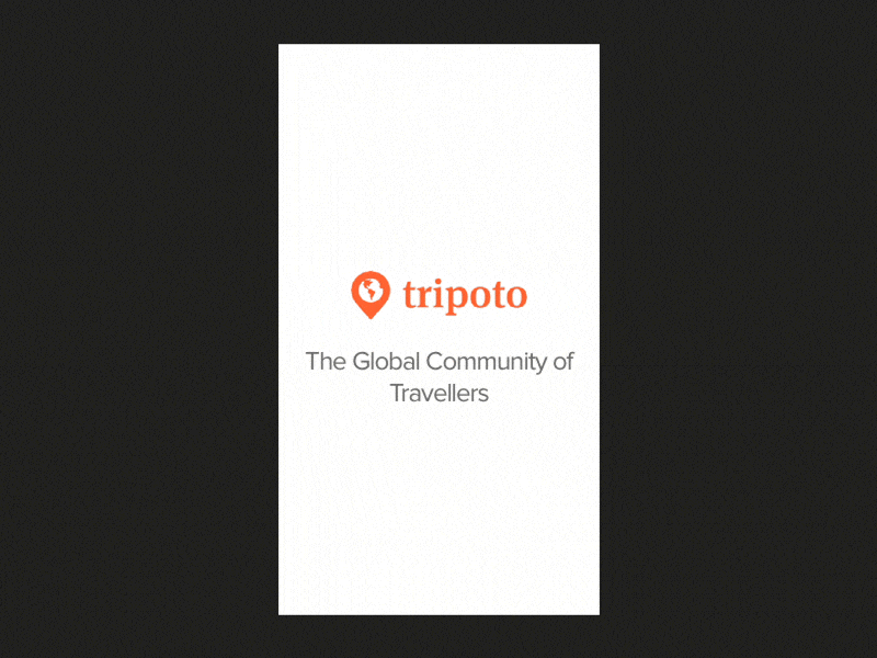 Tripoto's Log-in connect discover facebook google instant join journey onboarding sign in travel
