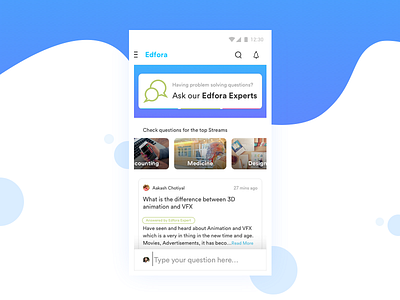 Edfora Expert Homepage