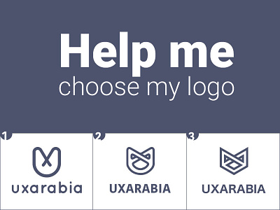 UXarabia logo character creative design help icon logo symbol ui ux