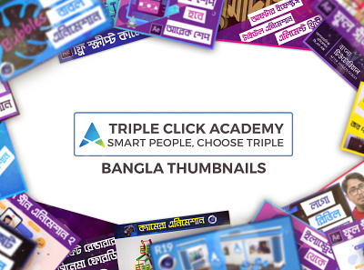 Bangla Thumbnails Youtube bangladesh design graphicdesign illustration thumbnail tripleclickacademy youtube youtube banner youtube channel