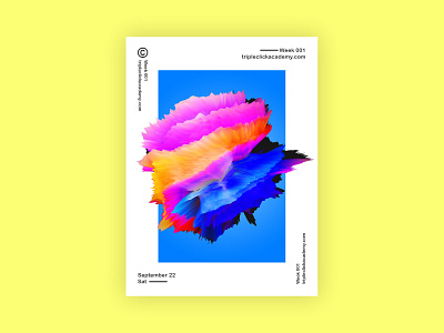 Abstract Poster Design abstract art cinema 4d graphic deisgn poster design print design