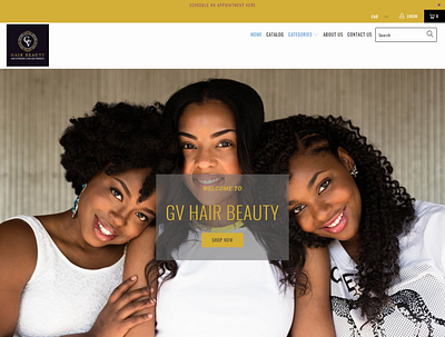 Hair store hair store redesign shopify shopify design shopify redesign website