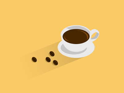 Coffee coffee flat icon illustration vector