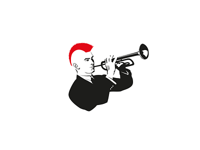 Free Jazz design free jazz logo mark music trumpet