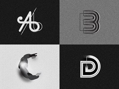 36 Days Of Type a b black c d experiment graphic design letters symbols typography