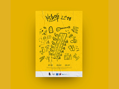 Neboti Fest 2018 colours culture design festival graphic design illustration inspiration procreate typography