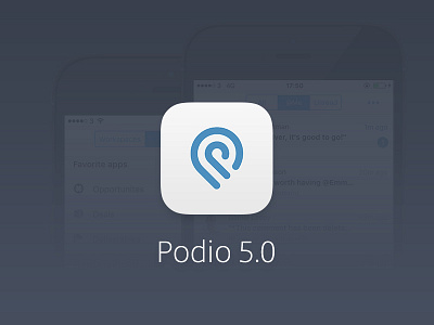 Podio 5.0 for iPhone 5 ios iphone podio work