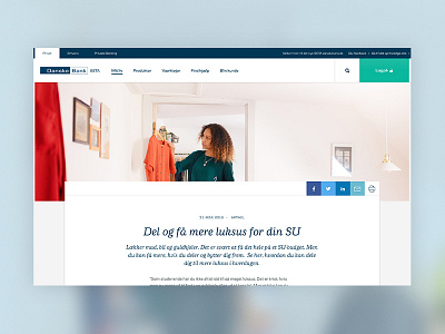 Danske Bank Beta Articles article bank blue dansk ui