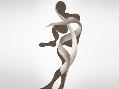 dancing dude illustration