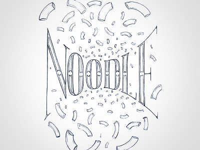 noodle doodle typography
