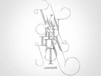 wanderlust typography