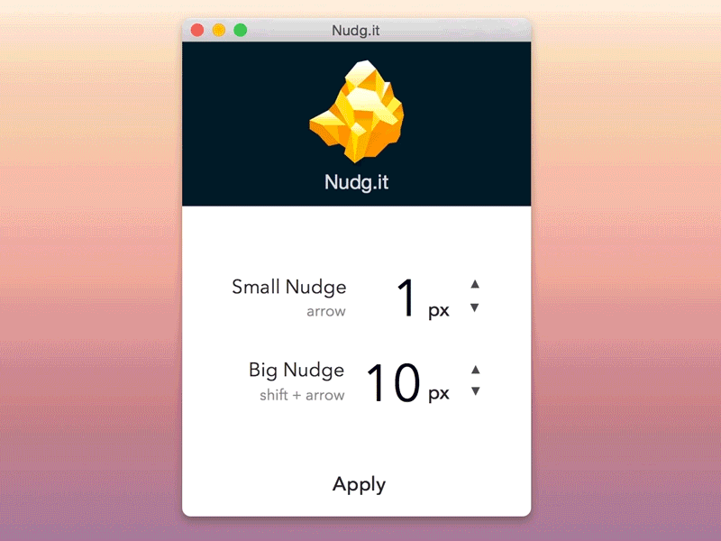 Nudg.it for Sketch app nudg.it osx sketch