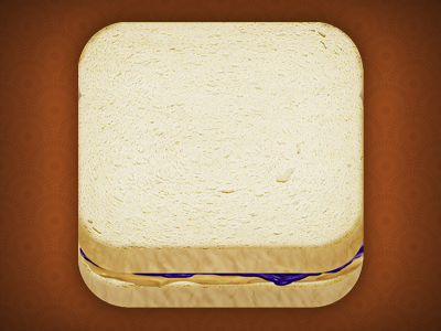 PB&J iOS Icon butter icon ios jelly peanut sandwich