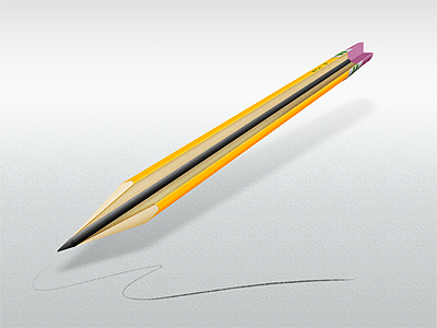 Pencil Cutaway by Anthony Collurafici on Dribbble